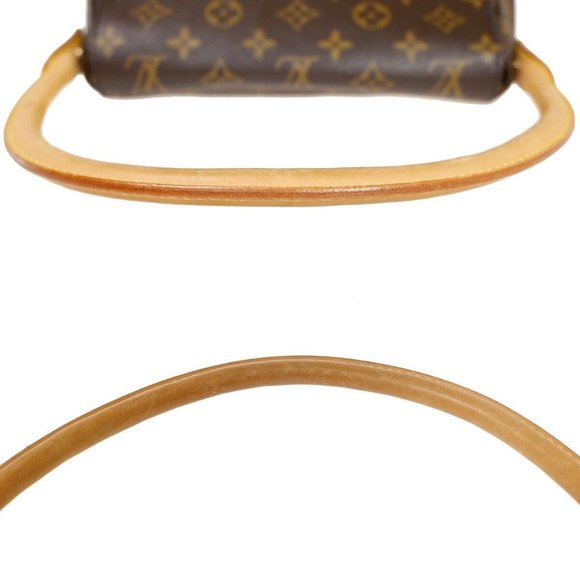 LOUIS VUITTON Mini Looping Hand Bag Monogram Leather Brown France - Picture 7 of 15